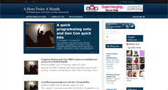 Desktop Screenshot of aherotwiceamonth.com